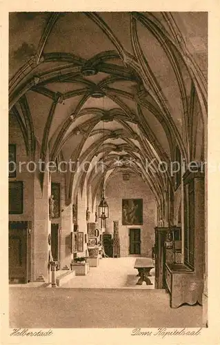 AK / Ansichtskarte Halberstadt Dom Kapitelsaal Kat. Halberstadt