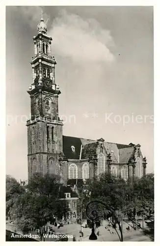 AK / Ansichtskarte Amsterdam Niederlande Westertoren Kat. Amsterdam