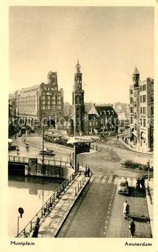 AK / Ansichtskarte Amsterdam Niederlande Muntplein Kat. Amsterdam