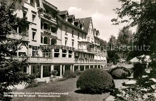 AK / Ansichtskarte Schoemberg Schwarzwald Waldsanatorium Kat. Schoemberg