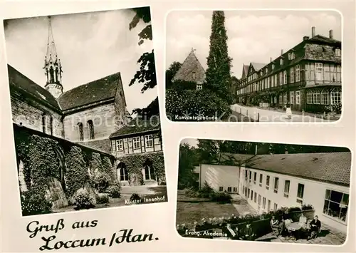 AK / Ansichtskarte Loccum Kloster Innenhof Konventsgebaeude Ev Akademie Kat. Rehburg Loccum
