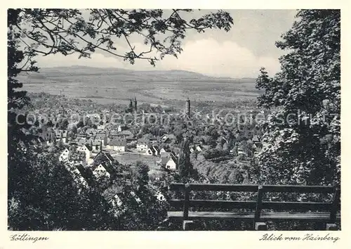 AK / Ansichtskarte Goettingen Niedersachsen Blick vom Hainberg Kat. Goettingen