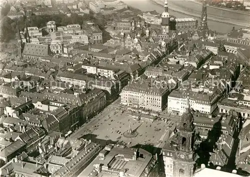 AK / Ansichtskarte Dresden Altmarkt Fliegeraufnahme Kat. Dresden Elbe