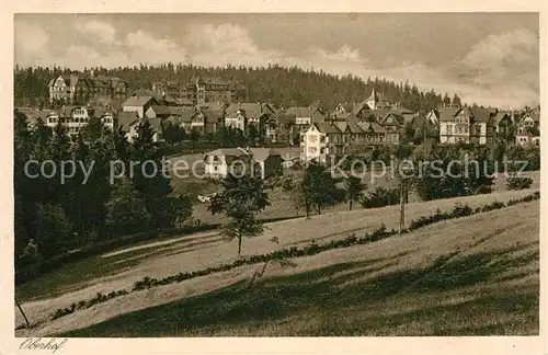 AK / Ansichtskarte Oberhof Thueringen Panorama Kat. Oberhof Thueringen