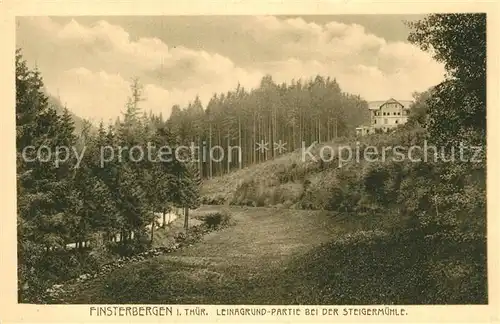 AK / Ansichtskarte Finsterbergen Leinagrund Steigermuehle Kat. Finsterbergen Thueringer Wald