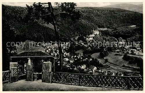 AK / Ansichtskarte Schwarzburg Thueringer Wald Trippsteinblick Schloss Schwarzatal Kat. Schwarzburg