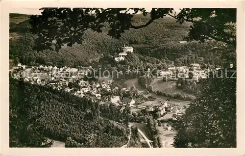 AK / Ansichtskarte Schwarzburg Thueringer Wald Blick vom Trippstein Kat. Schwarzburg