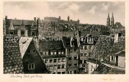 AK / Ansichtskarte Nuernberg Panorama Burg Kat. Nuernberg