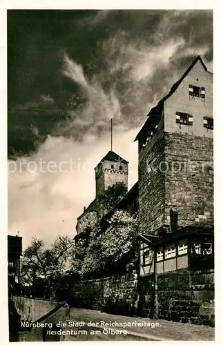 AK / Ansichtskarte Nuernberg Heidenturm oelberg Kat. Nuernberg