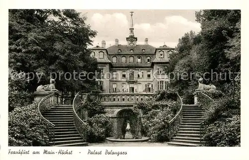 AK / Ansichtskarte Hoechst Main Palast Bolongaro Kat. Frankfurt am Main