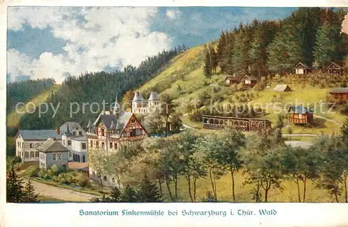 AK / Ansichtskarte Schwarzburg Thueringer Wald Sanatorium Finkenmuehle Kat. Schwarzburg