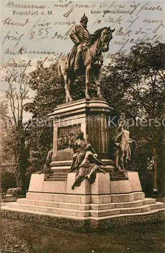 AK / Ansichtskarte Frankfurt Main Kaiser Wilhelm Denkmal  Kat. Frankfurt am Main