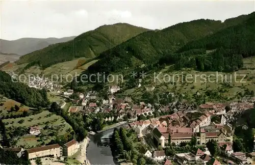 AK / Ansichtskarte Wolfach Fliegeraufnahme Kat. Wolfach Schwarzwald