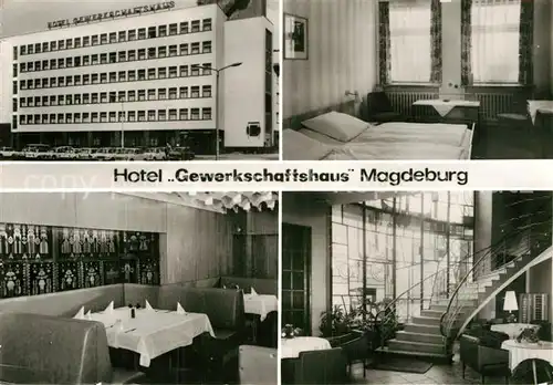 AK / Ansichtskarte Magdeburg Hotel Gewerkschaftshaus Kat. Magdeburg