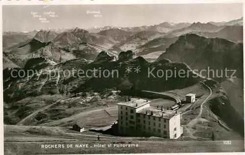 AK / Ansichtskarte Rochers de Naye Hotel et Panorama Alpes Kat. Rochers de Naye