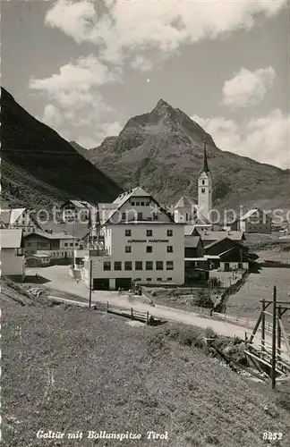 AK / Ansichtskarte Galtuer Tirol Ortsansicht mit Kirche Ballunspitze Alpen Kat. Galtuer