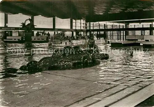 AK / Ansichtskarte Zinnowitz Ostseebad Feriendienst der IG Wismut Meerwasserhallenbad