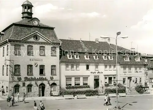 AK / Ansichtskarte Bad Salzungen Markt mit Rathaus Kat. Bad Salzungen