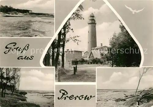 AK / Ansichtskarte Prerow Ostseebad Strandpartien Duenen Leuchtturm Kat. Darss