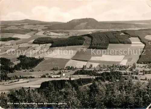 AK / Ansichtskarte Baerenstein Annaberg Buchholz Blick vom Scheibenberg Kat. Baerenstein