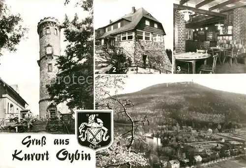 AK / Ansichtskarte Oybin Hochwaldturm Hochwaldbaude Blick zum Hochwald Kat. Kurort Oybin