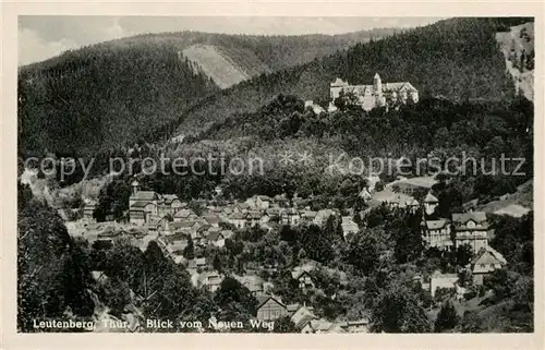 AK / Ansichtskarte Leutenberg Thueringen Panorama Burg Kat. Leutenberg