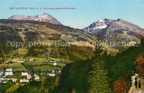 AK / Ansichtskarte Gastein Bad Erzherzog Johann Promenade Kat. Bad Gastein