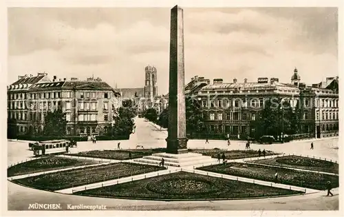 AK / Ansichtskarte Muenchen Karolinenplatz Kat. Muenchen