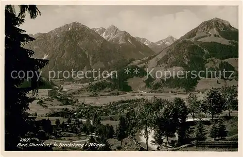 AK / Ansichtskarte Oberdorf Bad Panorama Kat. Bad Hindelang