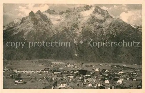 AK / Ansichtskarte Mittenwald Karwendel Tirol Karwendel Panorama Kat. Schwaz