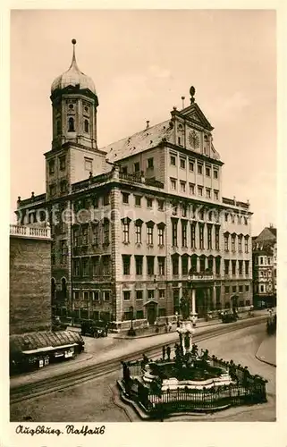 AK / Ansichtskarte Augsburg Rathaus Denkmal Kat. Augsburg