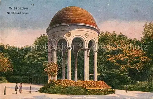 AK / Ansichtskarte Wiesbaden Neroberg Tempel Kat. Wiesbaden