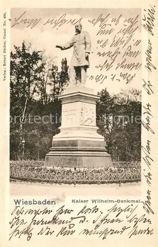 AK / Ansichtskarte Wiesbaden Kaiser Wilhelm Denkmal Kat. Wiesbaden