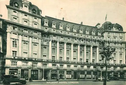 AK / Ansichtskarte London Hotel Waldorf Kat. City of London