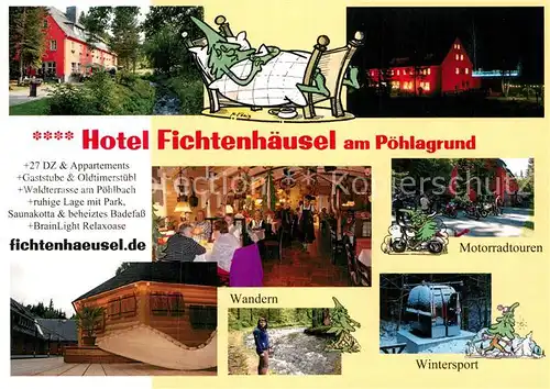 AK / Ansichtskarte Kuehberg Hotel Fichtenhaeusel Teilansicht  Kat. Baerenstein