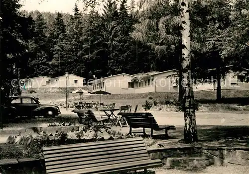 AK / Ansichtskarte Bucha Dahlen Ferienheim Aktivist Bungalow Wiese Kat. Dahlen Sachsen