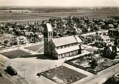 AK / Ansichtskarte Wittenheim Fliegeraufnahme Eglise Kat. Wittenheim