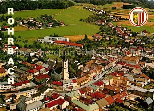 AK / Ansichtskarte Rohrbach Oberoesterreich Fliegeraufnahme Kat. Rohrbach in Oberoesterreich