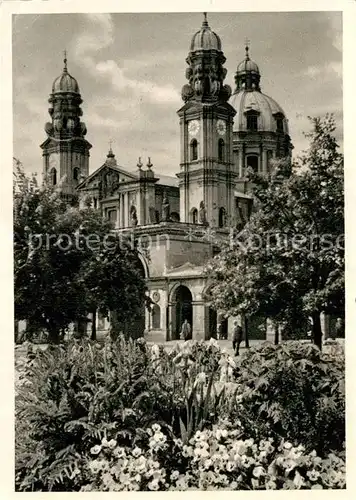 AK / Ansichtskarte Muenchen Theatinerkirche Kat. Muenchen