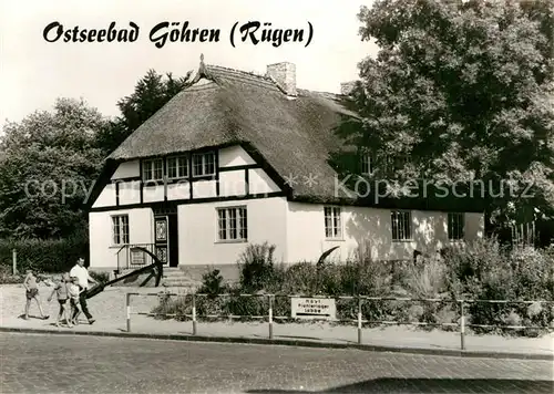 AK / Ansichtskarte Goehren Ruegen Heimatmuseum Moenchgut Kat. Goehren Ostseebad Ruegen