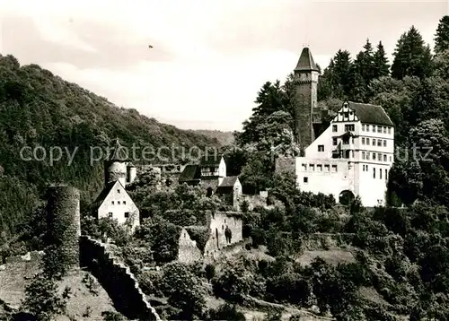 AK / Ansichtskarte Hirschhorn Neckar Schloss Hotel auf der Burg Hirschhorn Kat. Hirschhorn (Neckar)