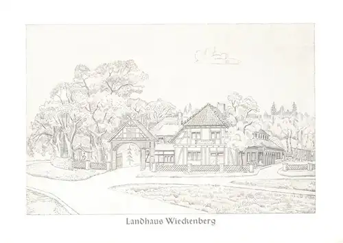AK / Ansichtskarte Wieckenberg Landhaus Wieckenberg Zeichnung Kat. Wietze
