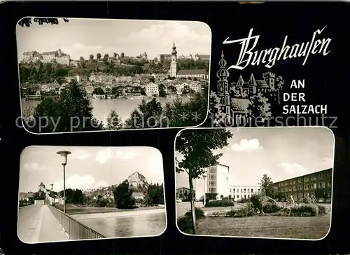 AK / Ansichtskarte Burghausen Salzach Teilansichten Kat. Burghausen