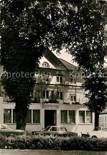 AK / Ansichtskarte Bad Pyrmont Haus Rieth Kat. Bad Pyrmont