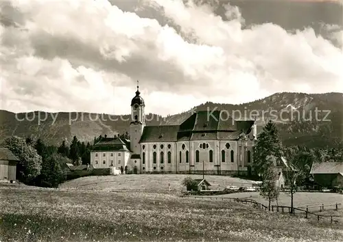 AK / Ansichtskarte Wies Steingaden Wallfahrtskirche Wies Kat. Steingaden