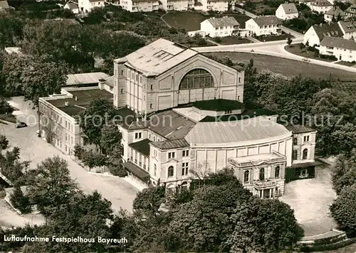 AK / Ansichtskarte Bayreuth Festspielhaus Fliegeraufnahme Kat. Bayreuth