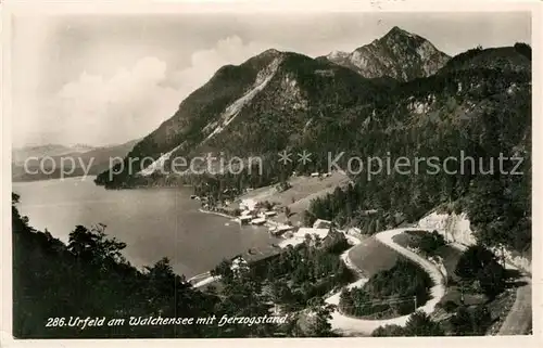 AK / Ansichtskarte Urfeld Walchensee Herzogstand  Kat. Kochel a.See