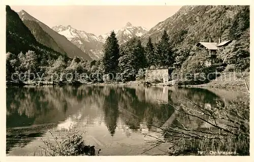 AK / Ansichtskarte Oberstdorf Christlessee Kat. Oberstdorf