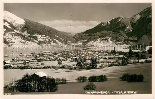 AK / Ansichtskarte Oberammergau Totalansicht  Kat. Oberammergau