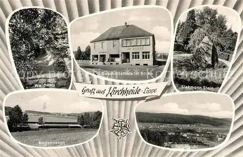 AK / Ansichtskarte Kirchheide Siekmann Stein Geschaeftshaus Borke  Kat. Lemgo